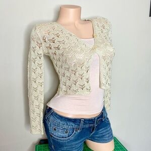 sfera sparkle cardigan and cami set